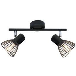 Listwa FLY 2x40W E14 czarny CANDELLUX