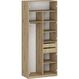 FLEX system szaf modułowych - KORPUS K5 dąb artisan