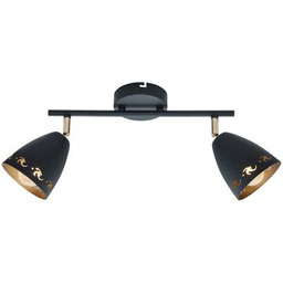 Listwa COTY 2x40W E14 czarny CANDELLUX
