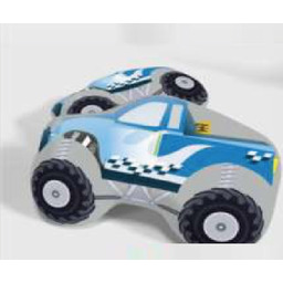 Greno Poduszka przytulanka 40x40 Monster Truck szara niebieska 417