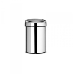Brabantia Poland Sp. Z.o.o Kosz naścienny TOUCH BIN 3L Brilliant Steel