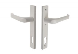 Klamka drzwiowa FAM 13849 92/204/32 biała prawa (3 śruby)