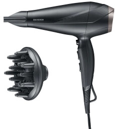 Severin HT 0167 Jonizacja Dyfuzor Zimny nawiew 2300W 2 prędkości 3 temperatury Suszarka do włosów