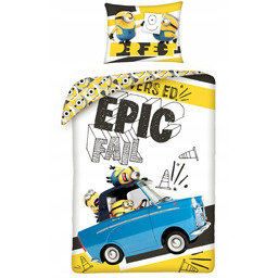 Pościel 140x200 Minionki poszewka 70x90 Kids Halantex