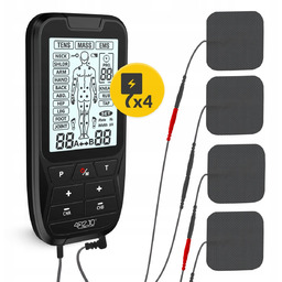 Nowoczesny Elektrostymulator MIĘŚNI I MASAŻER NA SILNE BÓLE UNIWERSALNE