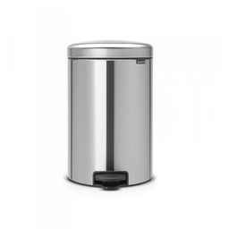 Brabantia Poland Sp. Z.o.o kosze Brabantia Kosz pedałowy NEWICON 20L Matt Steel FPP Fingerprint Proof