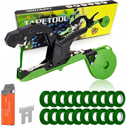 Tapener Zszywacz Ogrodniczy Szkółkarski Do Wiązania Roślin 20xTAŚMA Zszywki