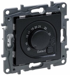 Niloe Step - Termostat elektroniczny pokojowy - Czarny Legrand 863541