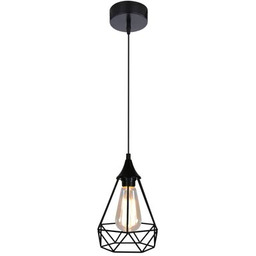Lampa wisząca GRAF 1x60W E27 czarny CANDELLUX
