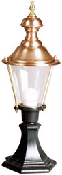 K.S. Verlichting Lampa ogrodowa stojąca LUUK, czarny, aluminium, antyczny
