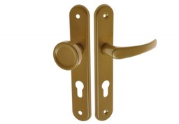 Gałko-klamka drzwiowa obrotowa GAMAR 72 WB lakier złoty