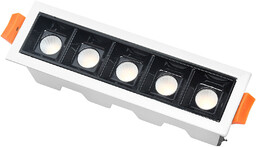 Lampa liniowa LED wpuszczana podtynkowa 10W 3000K biała 584 - Decorativi Oficjalny Dystrybutor