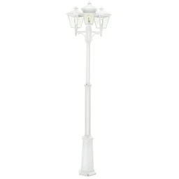 Norlys - London 3 Zewnętrzna Lampa Parkowa Wąska Biała