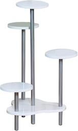 Kesper Stojak na kwiaty, metal, biały