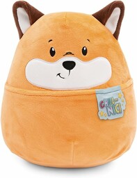 NICI Pluszowa zabawka Chill-NICI Lis 20 cm - Pluszowy lis z ogonkiem dla dziewczynek, chłopców i niemowląt, Milutkia i super mięciutka zabawka - 49883