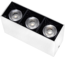 Lampa liniowa natynkowa 9W 3000K biała 1055 - Decorativi