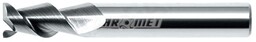 DOLFAMEX Frez węglikowy do aluminium 2 mm DOLFA 2-AL 2-ostrzowy krótki DIN 6535 HA 0641-554-505002