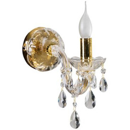Kinkiet MARIA TERESA 1x40W E14 złoty CANDELLUX
