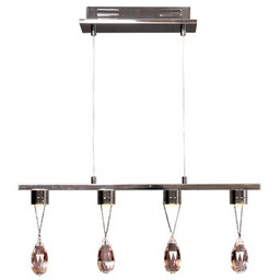 Lampa wisząca PRISMA 4x3W LED chrom CANDELLUX