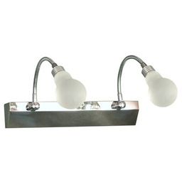 Kinkiet ACRYLIC LED 2x2W LED chrom biały CANDELLUX