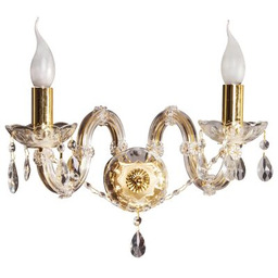 Kinkiet MARIA TERESA 2x40W E14 złoty CANDELLUX