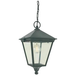 Norlys - London Zewnętrzna Lampa Wisząca Duża Czarna