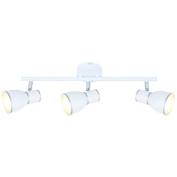 Listwa FIDO 3x40W E14 biały+chrom CANDELLUX
