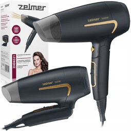 Suszarka Do Włosów Zelmer Składana Podróżna Turystyczna Zimny Nawiew 1600W