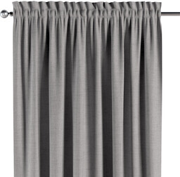 Zasłona na kanale z grzywką 1 szt., szarobeżowy melanż, Blackout Soft