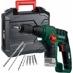 Akumulatorowa Wiertarka Udarowa Parkside Pbha A1 12V Sds+ Zestaw Walizka