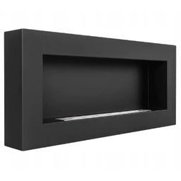 Biokominek 900x400 Box czarny strukturalny