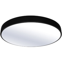 Plafon natynkowy LED 40cm okrągły 40W 4000K czarny 1319 - Decorativi