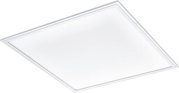 EGLO lampa sufitowa Salobrena-M z czujnikiem ruchu i czujnikiem światła dziennego, panel LED z aluminium i tworzywa sztucznego, oświetlenie w kolorze białym, 60 x 60 cm