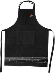 Fartuch kuchenny bawełniany wiązany SERCE