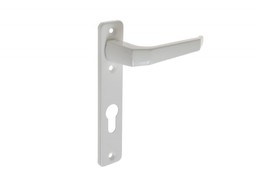 Klamka drzwiowa K-90 (165) wąska 72 biała