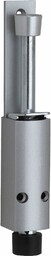 KWS Stoper do drzwi 1222 stoper do drzwi skok 60 mm aluminium srebrne 1 sztuka