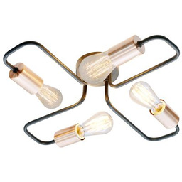 Lampa HERPE AMPLA 4x60W E27 czarny CANDELLUX