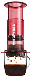 Zaparzacz do kawy AeroPress Clear - Czerwony