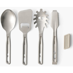 Zestaw przyborów kuchennych ze stali nierdzewnej Sea To Summit Detour Stainless Steel Utensil Set