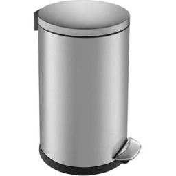 Kosz pedałowy top Silent Luna, pojemność 12 l, stal matowa