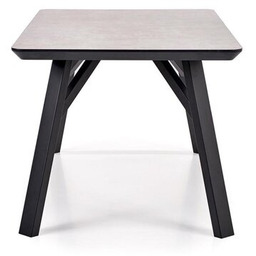 Stół loftowy szary / czarny mat 160 x 90 cm Halifax