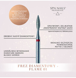 SPN Frez Diamentowy - FLAME 01