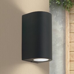 ORION Kinkiet zewnętrzny Laurenz, możliwość ściemniania, czarny, metal