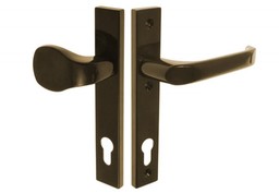 Pochwyt-klamka drzwiowa FAM 13975 92/204/32 brąz prawa (3 śruby)