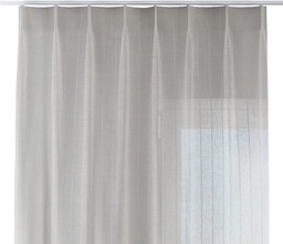 Zasłona na haczykach flex pojedynczych, beżowy, Natural Touch