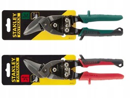 Stanley Zestaw nożyce do blachy lewe prawe odgięte
