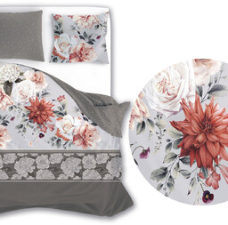 Pościel 160 x 200 3cz Satynowa Pure Sateen 007