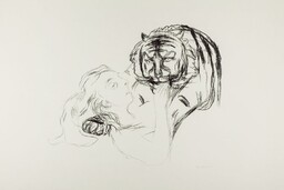 The Tiger (ca. 1908 1909), Edvard Munch - plakat Wymiar do wyboru: 70x100 cm