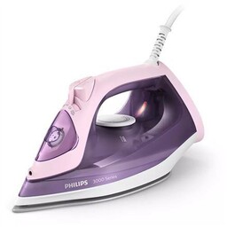 Żelazko parowe Philips DST3020/30, 2200 W, pojemność zbiornika na wodę 300 ml, ciągła para 35 g/min, różowy