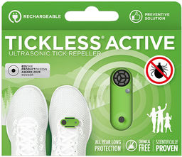 Urządzenie ultradźwiękowe na kleszcze TickLess ACTIVE GREEN dla aktywnych.